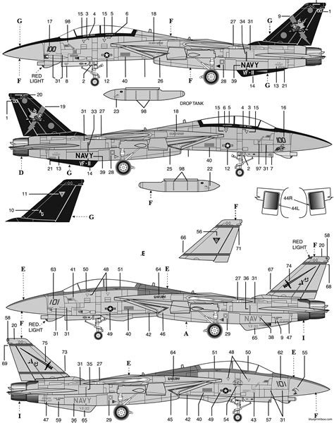 Grumman F 14 Tomcat Blueprints