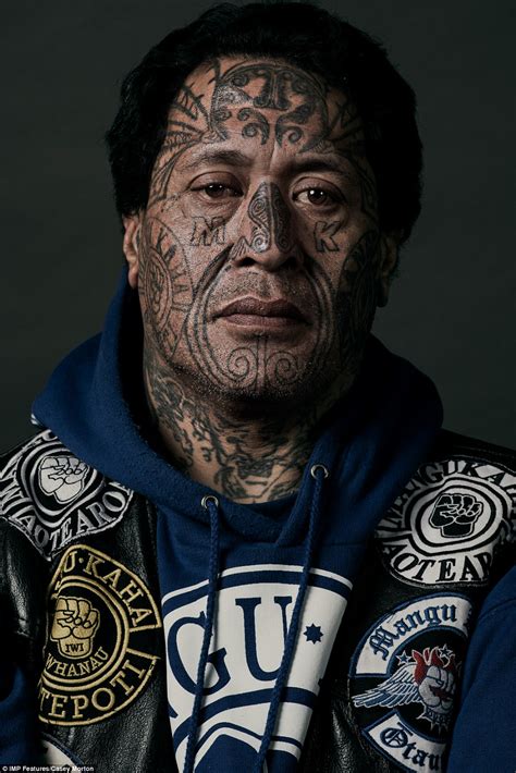 New Zealand Black Power gang captured in striking pictures | Daily Mail Online