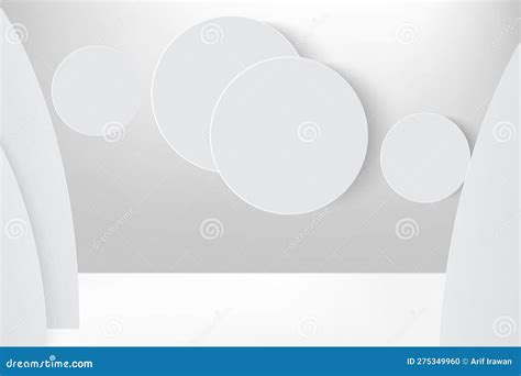 Abstract Stage Background STUDIO 3d Illustration Stock Vector - Illustration of minimal ...