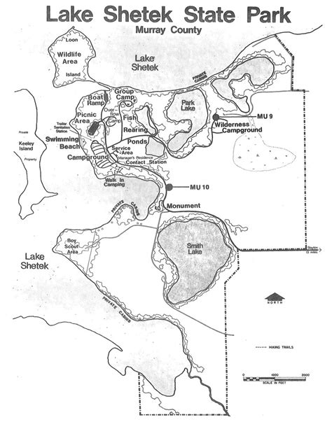 Lake Shetek State Park map (1974) | This map of Lake Shetek … | Flickr