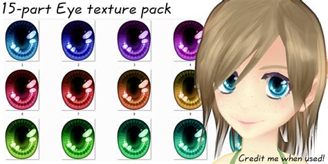 [DOWNLOAD] Luminous Eye texture pack [MMD] by Honnojis on DeviantArt