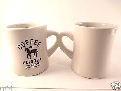 ALTERRA COFFEE ROASTERS Diner Restaurant Ware HEAVY MUG / Cup - Horse Star NEW | #507838309