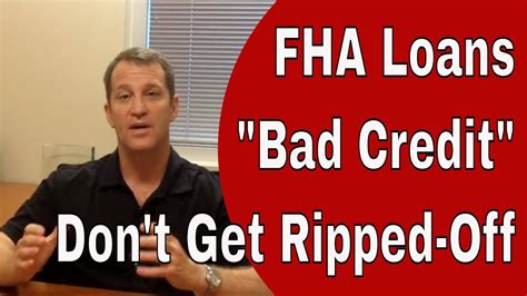 FHA Loan Requirements - FHA Bad Credit - YouTube