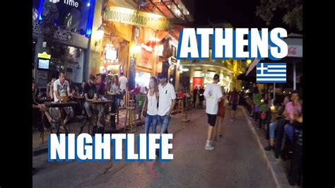 Athens Nightlife Around Monastiraki Square 2019 - YouTube