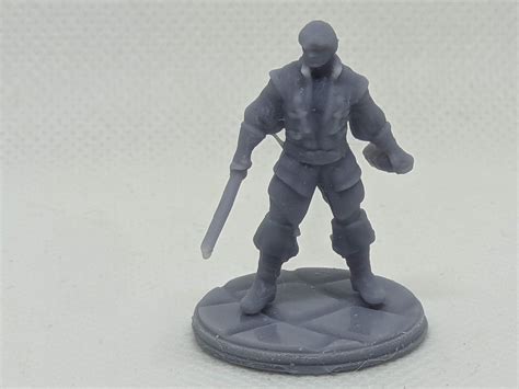 Swashbuckler Miniature for Tabletop Rpgs Golden Heroes STL - Etsy