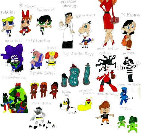 Powerpuff Girls Names Of Characters