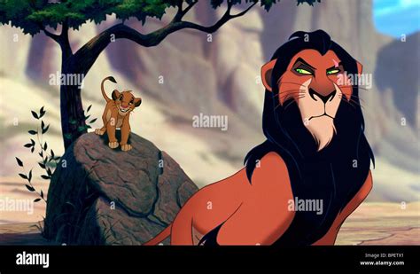 SIMBA & SCAR THE LION KING (1994 Stock Photo, Royalty Free Image ...