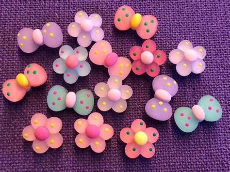 Multicolour Flower and Bow Magnets Magnet Board Magnets - Etsy
