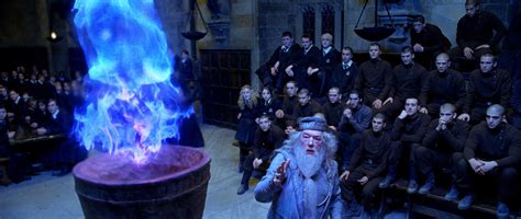 The Goblet of Fire turns blue — Harry Potter Fan Zone