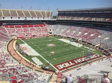 University Of Alabama Football Stadium Seating Chart - Ponasa