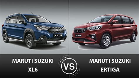 Maruti Suzuki XL6 Vs Ertiga Differences: Design, Interiors, Features, Dimensions & More ...