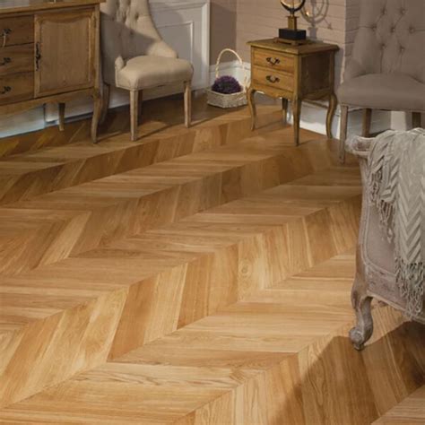 Buy Chevron Natural - Solid wood flooring, Coswick - FloorsDubai.com