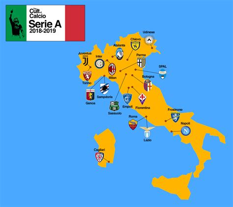 The (Provisional?) Map of Italian Serie A 2018-2019 - The Cult of Calcio