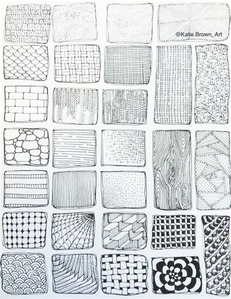 Visual Texture Worksheet — Katherine Brown