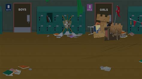 SouthPark School Hallway Destroyed3 Humans(SoT BG) by RoamingBerry on ...