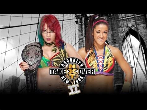 Asuka vs Bayley NXT Womens Championship NXT Takeover Back to Brooklyn ...