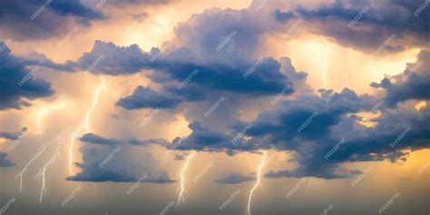 Premium Photo | Thunderstorm clouds