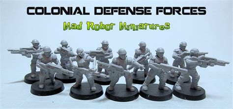 28mm Heroic Sci Fi Figures : Mad Robot : We Likey Minis!!