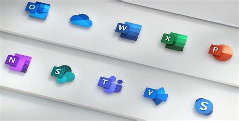 Microsoft Office suite gets updated icons with a modern design