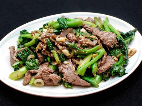 Stir-Fried Beef With Chinese Broccoli Recipe