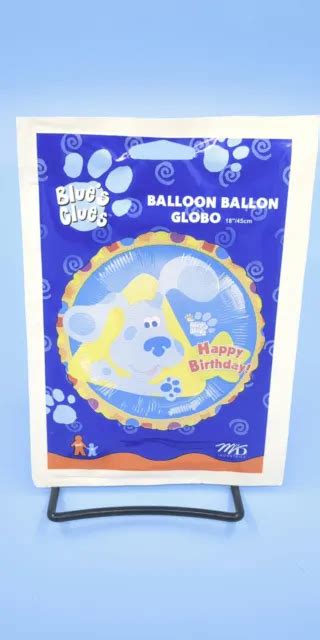 BLUE'S CLUES HAPPY Birthday 18" Mylar Balloon Dog Doggie Nick Jr. $5.99 - PicClick