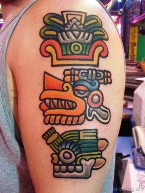 60 Attractive Aztec Tattoos On Shoulder