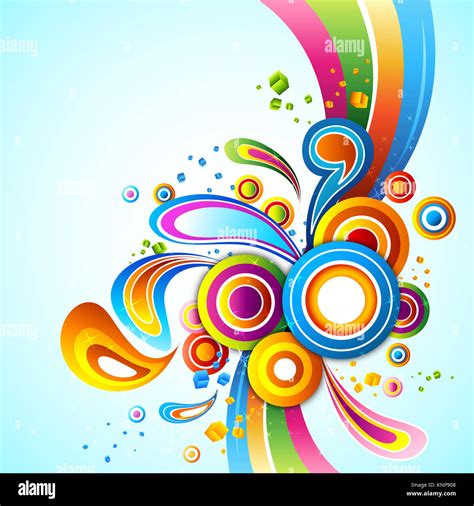 illustration of colorful abstract vector background Stock Photo - Alamy