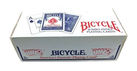 Bicycle Jumbo Playing Cards #88 Poker Cards 12 Decks 6 Blue, 6 Red ...