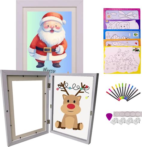 Amazon.com: Kids Art Frame [2 Pack] - Kids Artwork Frame with Storage ...