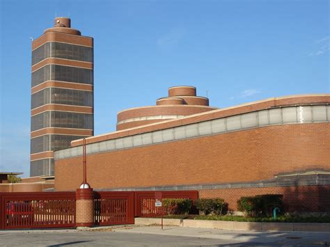 Johnson Wax Headquarters, Frank Lloyd Wright, 1936-1950, Racine, Wisconsin, Late 19th/Ear ...