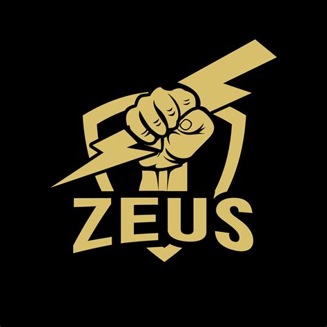 esport logo hand zeus lightning 10268853 Vector Art at Vecteezy