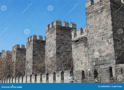 The Castle of Kayseri. stock photo. Image of seljuk, historic - 24005996