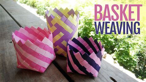 How to Weave a Basket | Paper Craft - YouTube