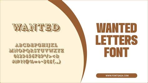 Wanted Letters Font: Capture Attention!