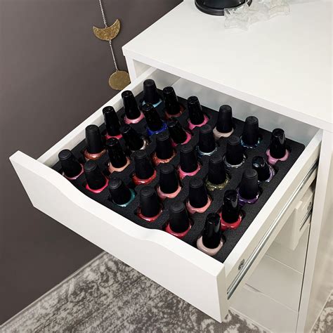 Nail Polish Drawer Organizer 8.9" x 10.9" in 2021 | Nail polish organizer, Nail polish, Nail ...