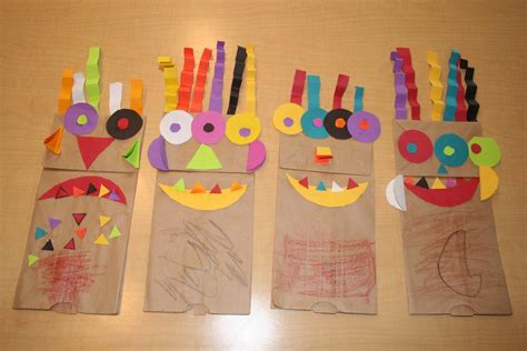 MeadowlarkSchool: Monster Puppets | Monster crafts, Preschool crafts ...