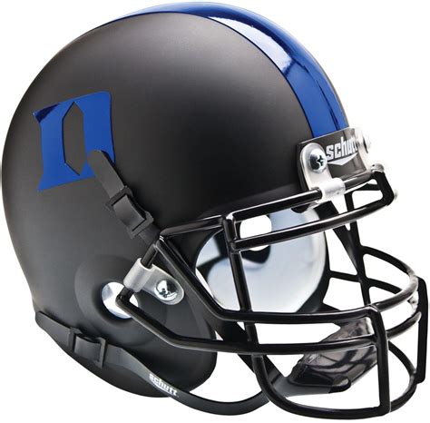 Fanatics Authentic - Duke Blue Devils Schutt Black Matte Mini Football Helmet - Walmart.com ...