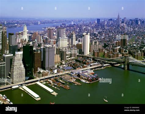 New York from air USA Stock Photo - Alamy