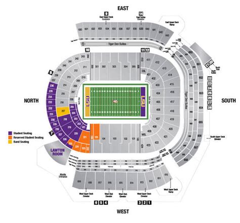 Lsu Stadium Seating Map | Awesome Home