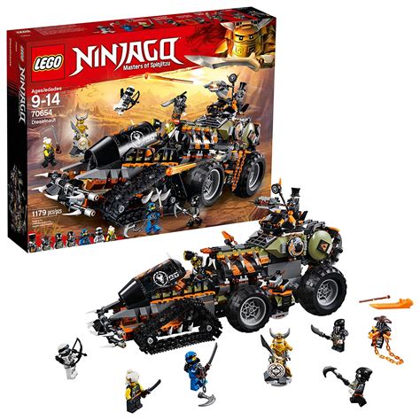 LEGO 70654 Ninjago 1,179 Piece Dieselnaut Building Set for Kids 9-14 ...