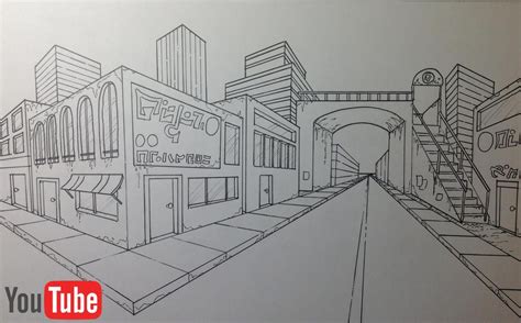 Two point Perspective Cityscape by Akium on DeviantArt | Perspective drawing, Perspective art, 2 ...