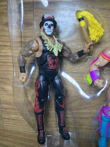 PAPA SHANGO & ULTIMATE WARRIOR Target WWE Elite 2 Pk Wrestlemania 8 ...