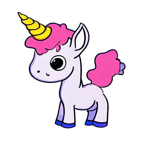 Cute unicorn for kids 17915193 PNG