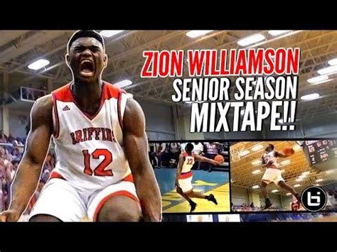 Zion Williamson OFFICIAL Senior Year Mixtape!!! CERTIFIED High School ...