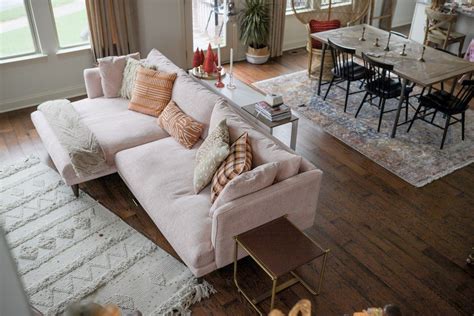 Pink Sectional | Home Decor | Modern Day Moguls | Living room redo ...