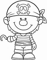 cartoon pirate Kids coloring Clipart 10329505 PNG sketch template