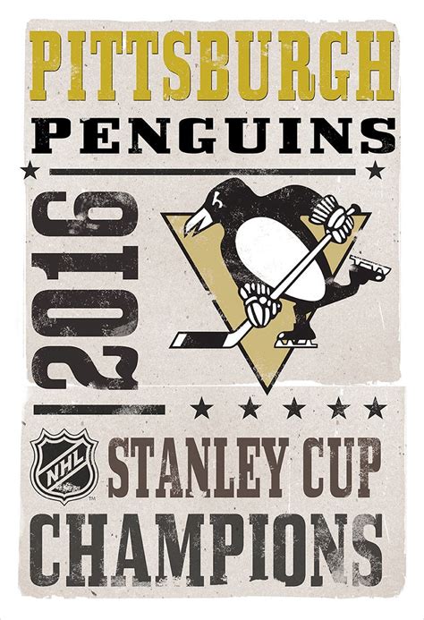 Pittsburgh Penguins Stanley Cup Champs 13x19 print | Etsy