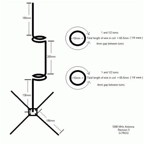 ADS-B Antenna - possibly shorten ground plane leads to 65.5mm as well ...