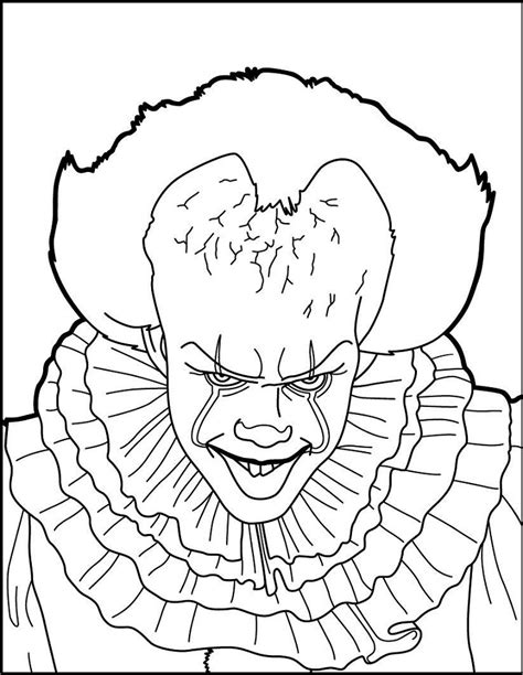 Pennywise Coloring Page