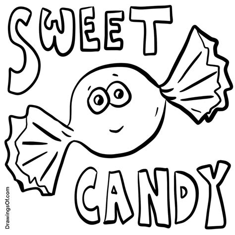 Candy Drawing: Easy Instructions - Drawings Of...